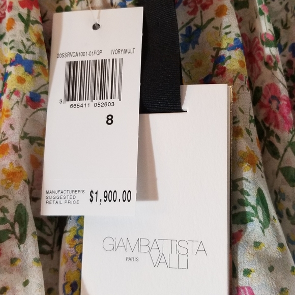 Giambattisti Valli Floral Runway Blouse - NWT - Picture 6 of 8
